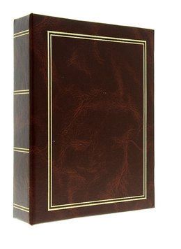 Фотоальбом 10x15см на 100 фото DPH46100 CLASSIC BROWN чорні сторінки DPH46100CLASSIC BROWN (B) фото