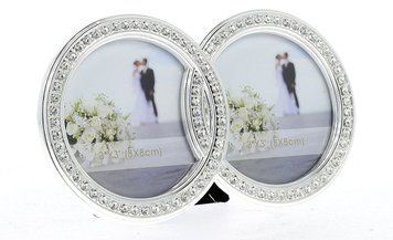 рамка металева на 2 фото (8х8см+8х8см) GEDEON PF04 PF04 фото