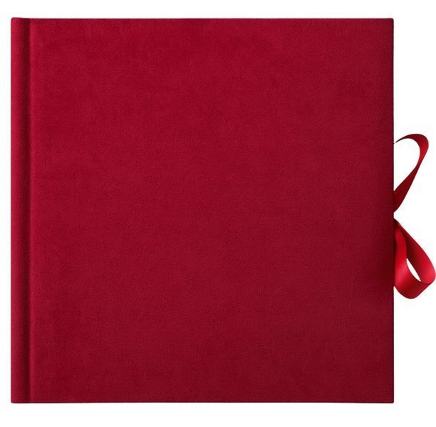 Фотоальбом традиційний 25см х25см на 40сторінок GEDEON DBCSS20 Velvet Ruby (B) чорні сторінки DBCSS20 VELVET RUBY(B) фото